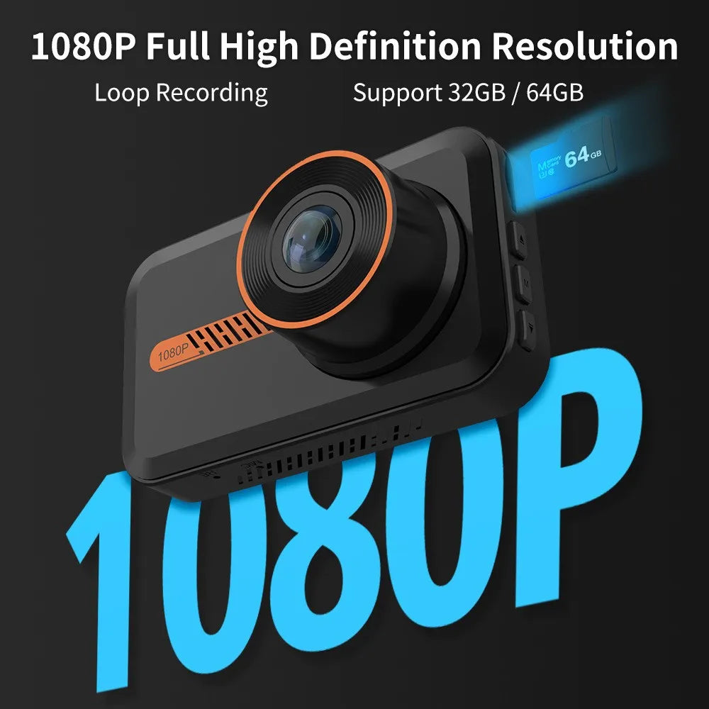 Dashcam FHD 1080P instalada en coche