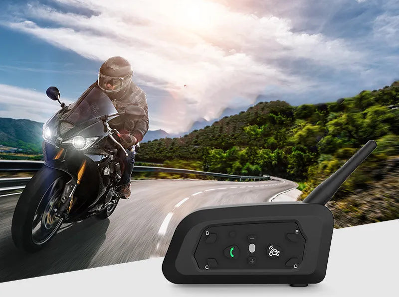 Intercomunicador Bluetooth para Moto - en uso